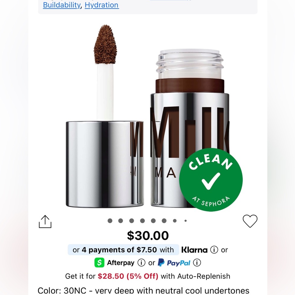 Milk Makeup Future Fluid Cream Concealer 30NC